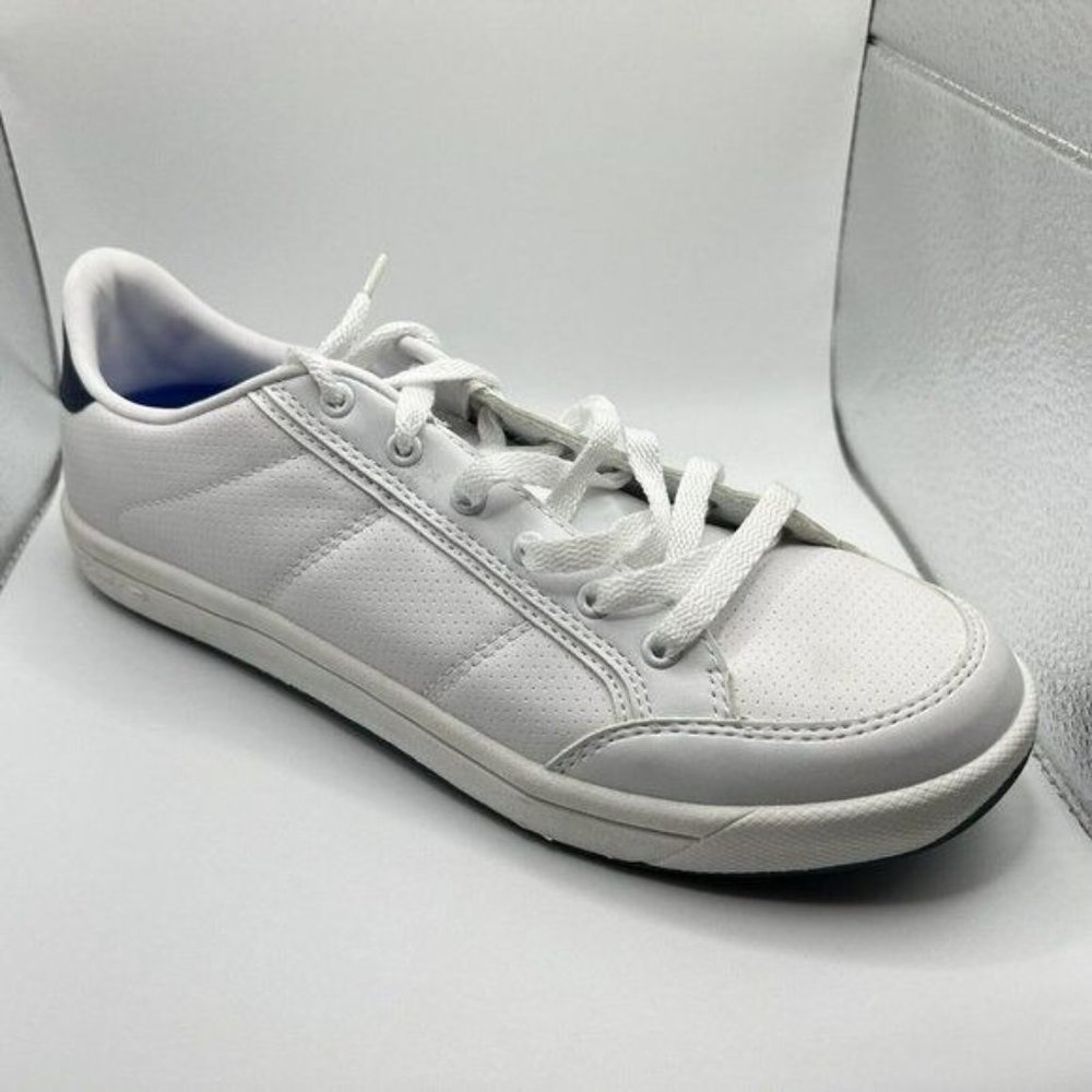 Only 1 Right Foot Men's Shoes Head  White Navy Heather Slip Resistant Size 10